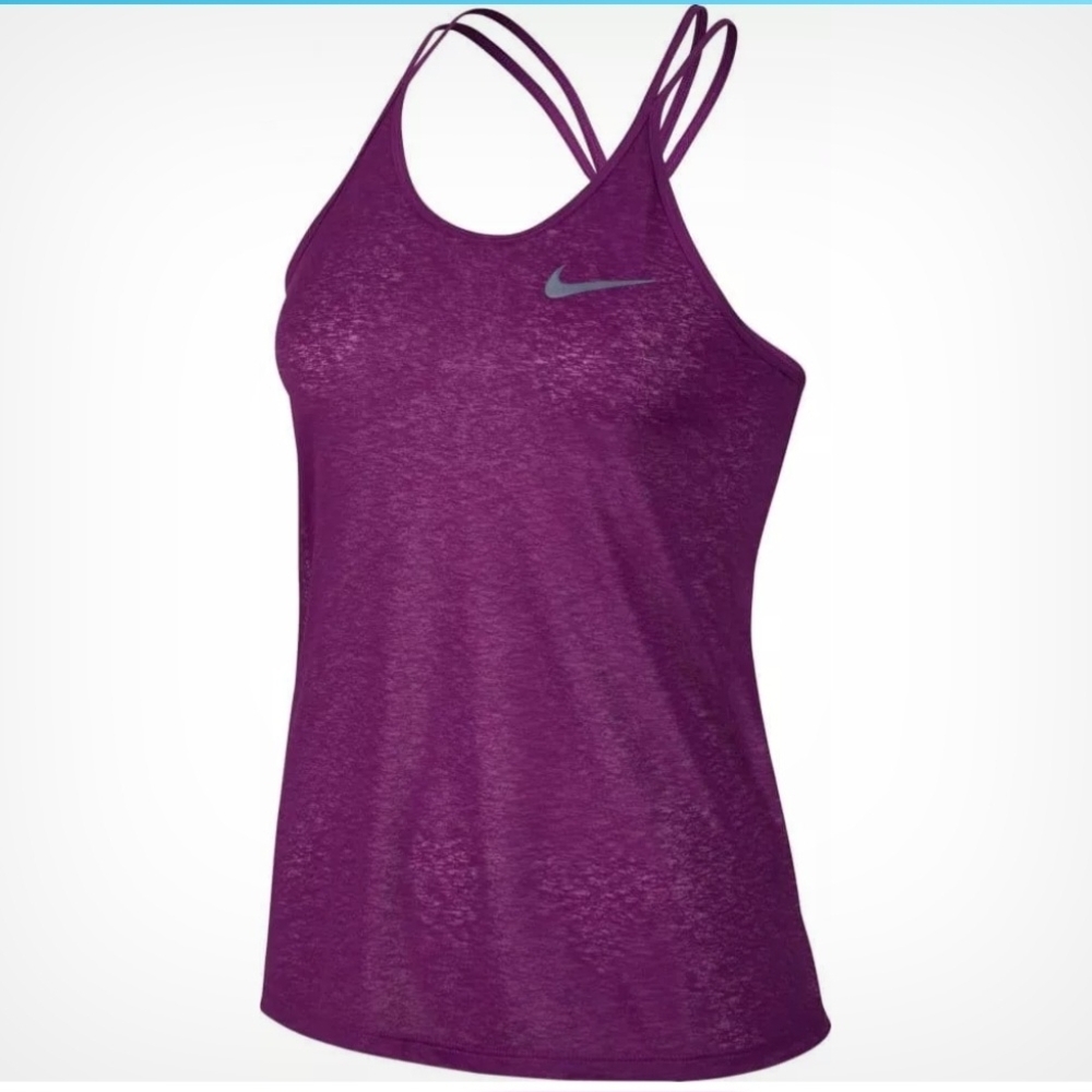 NWT Nike DRI FIT Women's Strappy Purple Tank Top Medium